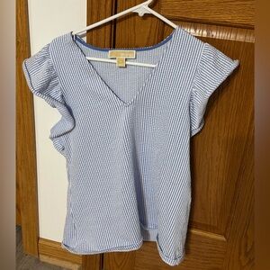 Michael Kors medium flounce shirt size medium